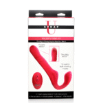strapless vibrator – stotende schacht + 10 standen vibraties met afstandsbediening – XR Brands roze XR Brands