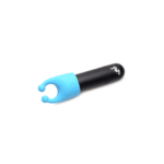 bullet vibrator – oplaadbaar met 4 glow-in-the-dark opzetstukken – XR Brands - Afbeelding 3