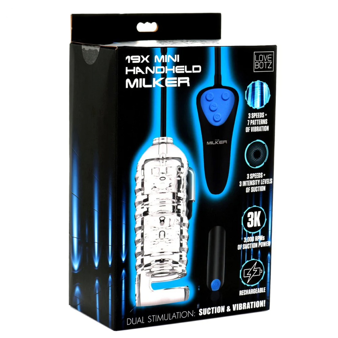 AH056-2 Automatische masturbator met 3 zuigstanden – Zwart - Afbeelding 1