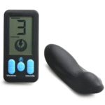 Toy voor koppels met afstandsbediening – E-Stim Panty Vibe met Afstandsbediening - Zwart - Afbeelding 5