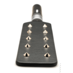 BDSM paddle met spikes – Spiked Paddle - Zwart - Afbeelding 3