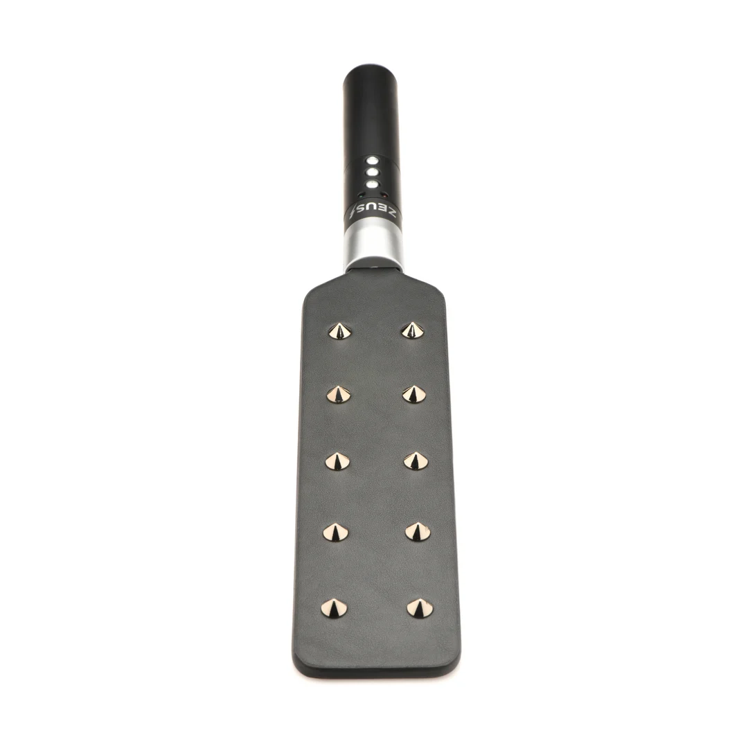 BDSM paddle met spikes – Spiked Paddle - Zwart - Afbeelding 4
