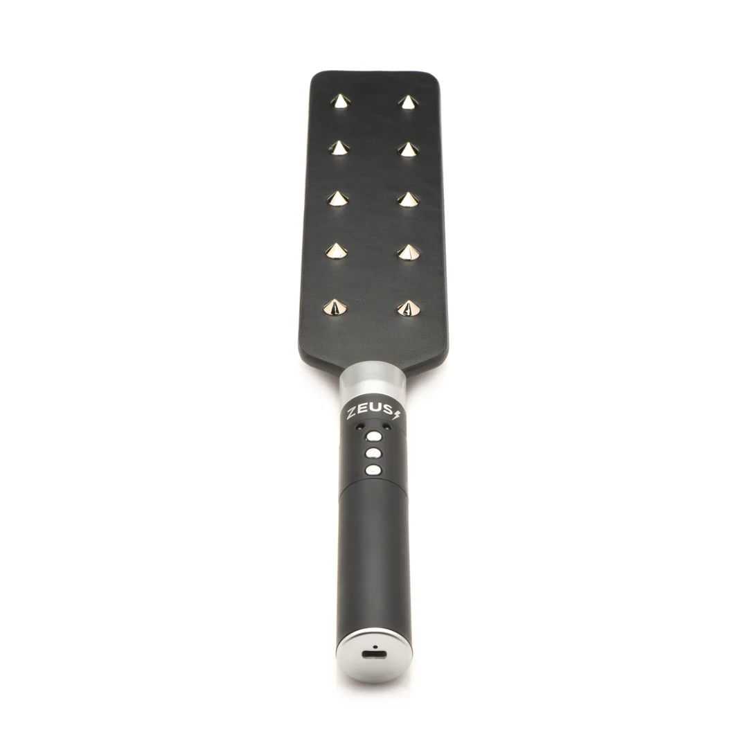 BDSM paddle met spikes – Spiked Paddle - Zwart - Afbeelding 5
