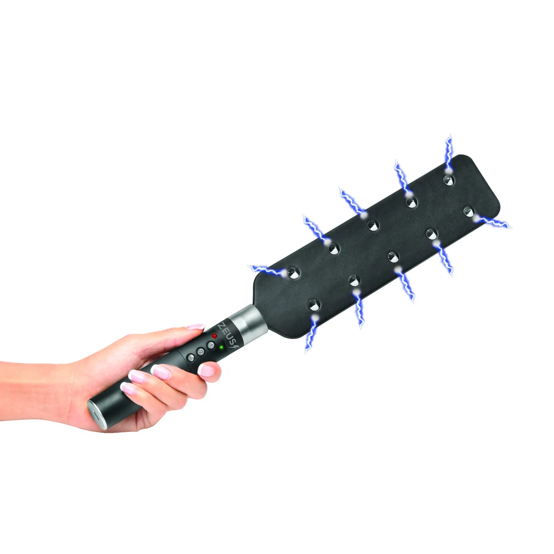 BDSM paddle met spikes – Spiked Paddle - Zwart - Afbeelding 6