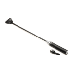 BDSM crop met stevige grip – E-Stim Crop - Zwart - Afbeelding 5