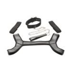 Roleplay kostuum met pupkap en harnas voor speels fetishplezier - SexyPlus - Afbeelding 4