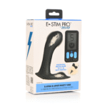Anaal vibrator met afstandsbediening – E-Stim Pro - G-Spot Panty Vibe - Zwart