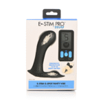 Anaal vibrator met afstandsbediening – E-Stim Pro - G-Spot Panty Vibe - Zwart - Afbeelding 2