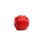 Massagekaars – Flaming Rose rozenvormige druipkaars met laag smeltpunt – ongeparfumeerd – rood - Afbeelding 3