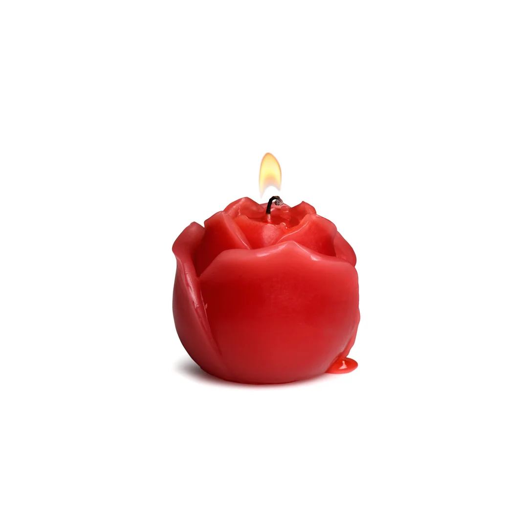 Candela colante Flaming Rose, rossa - immagine 4