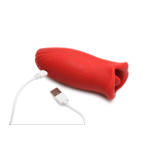 Clitoris vibrator met kussende tong – Rood XR Brands - Afbeelding 6