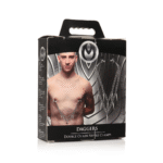 BDSM tepelklemmen met verstelbare druk – Dagger - Dubbel Ketting Tepelklemmen - Afbeelding 3