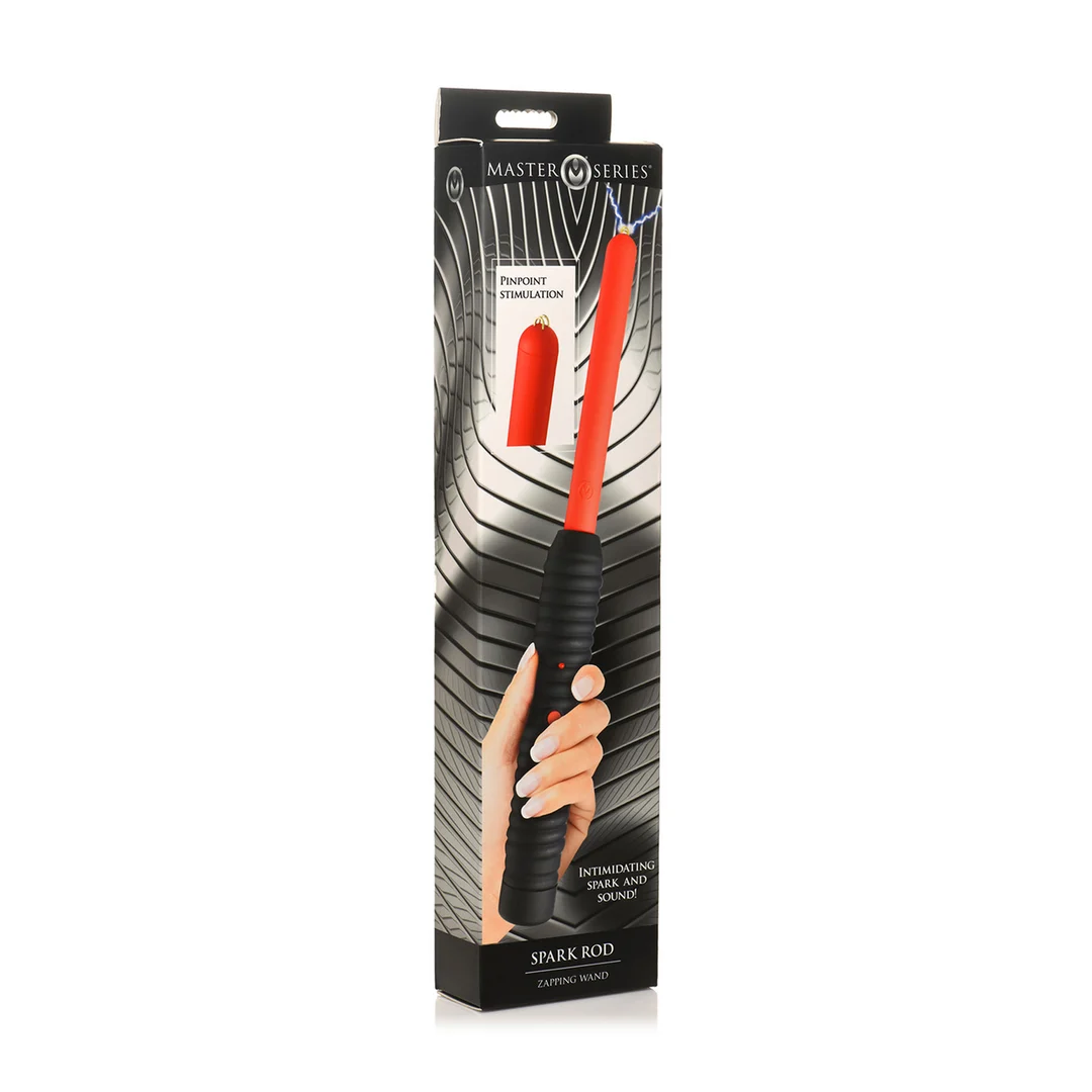 AH274-2 XR Brands Spark Rod Zapping Wand rood - Afbeelding 1