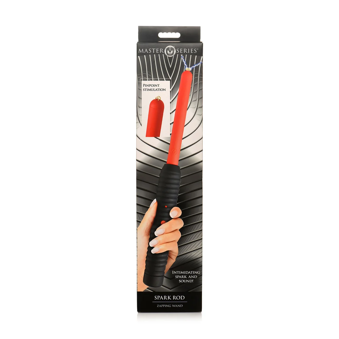 XR Brands Spark Rod Zapping Wand rood - Afbeelding 2