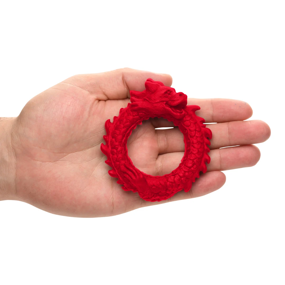 Anel peniano de silicone Rise of the Dragon, vermelho - Image 5