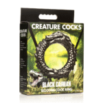 Anneau pénien en silicone XR Brands Black Caiman