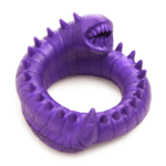 Cockring met rekbaar silicone – Paars - Afbeelding 3