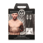 BDSM tepelklemmen met stevige grip – Tyrant Spiked Clover Tepelklemmen - Afbeelding 2