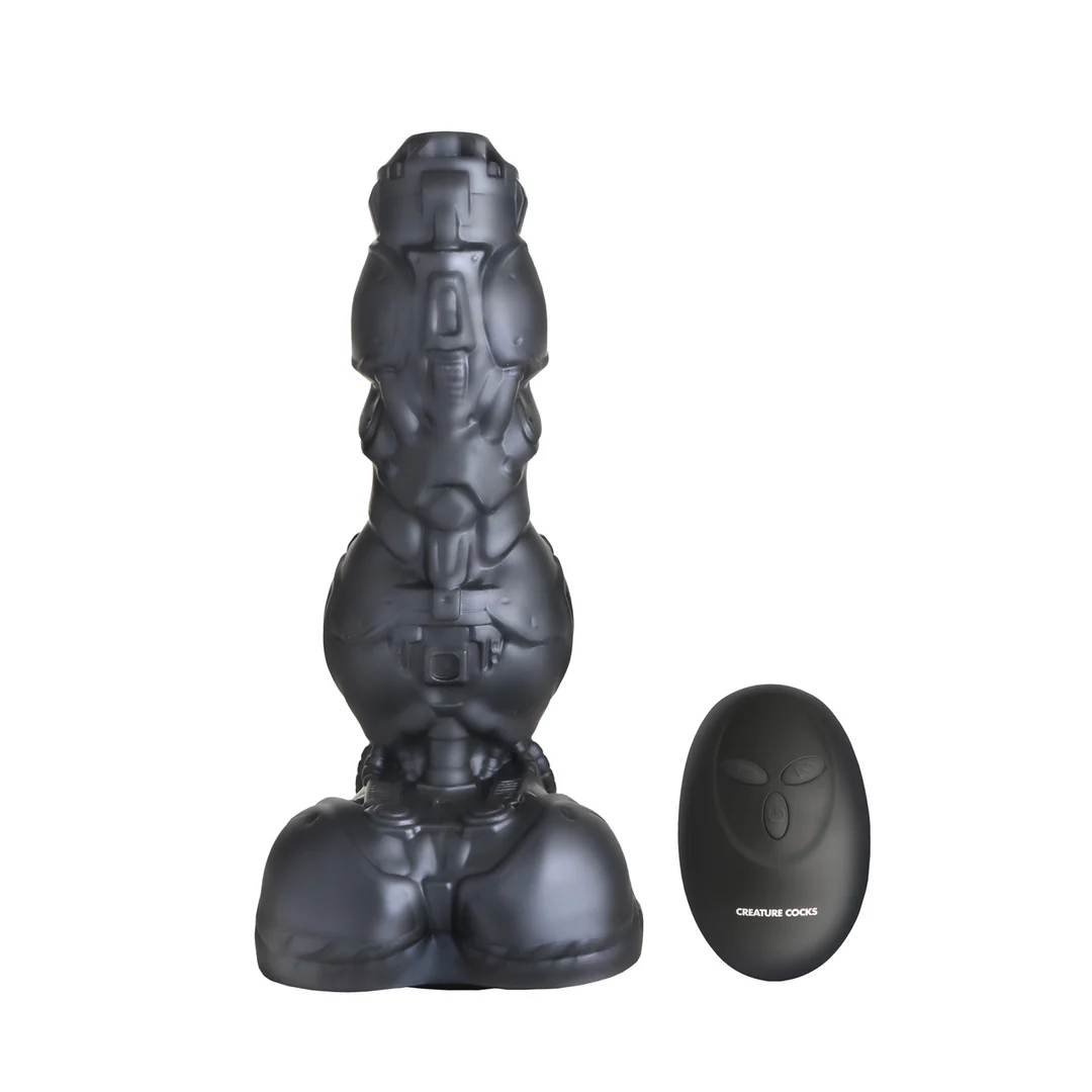 Cyborg Cock duwende en vibrerende dildo - Afbeelding 5