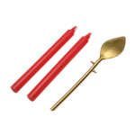 Massagekaars – Drip Sensation lepel & drip kaars set – ongeparfumeerd – 2 kaarsen - Afbeelding 4