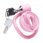 Chastity cage met vulva cap – Roze - Afbeelding 5