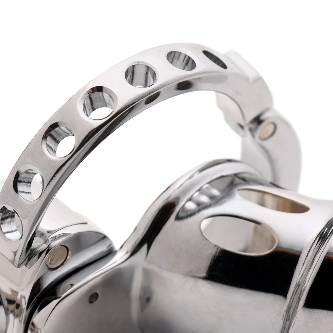 Chastity cage met verstelbare ring – Snap-On Chastity Cage - Afbeelding 5