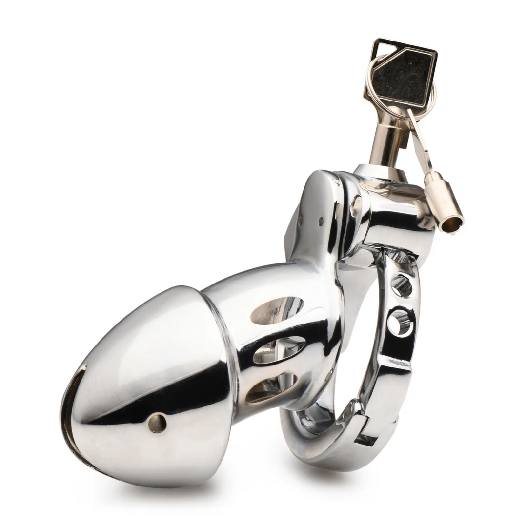 Chastity cage met verstelbare ring – Snap-On Chastity Cage - Afbeelding 6