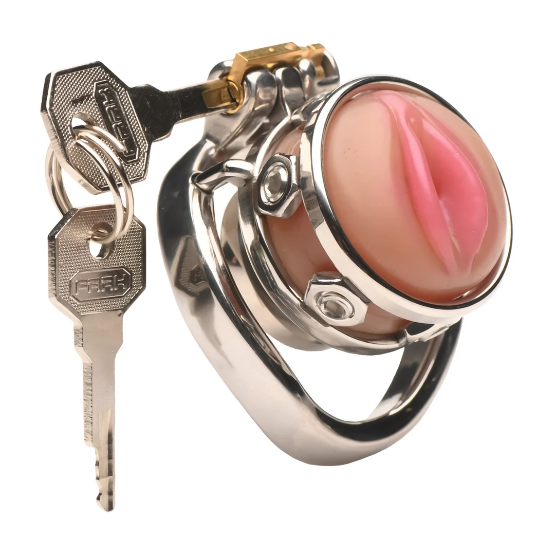 Chastity cage met zachte siliconen tip – Pussy Boy - Afbeelding 6