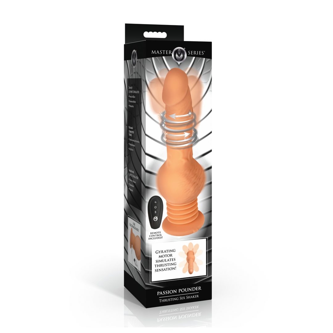 AH574-2 Passion Pounder duwende vibrator met afstandsbediening - Afbeelding 1