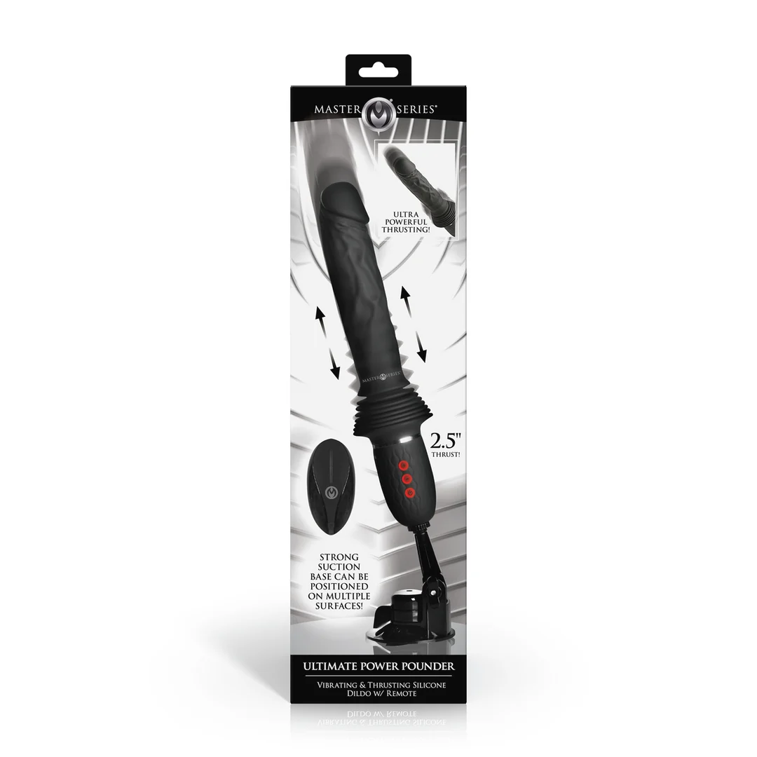 Ultimate Power Pounder vibrerende en duwende dildo - Afbeelding 2