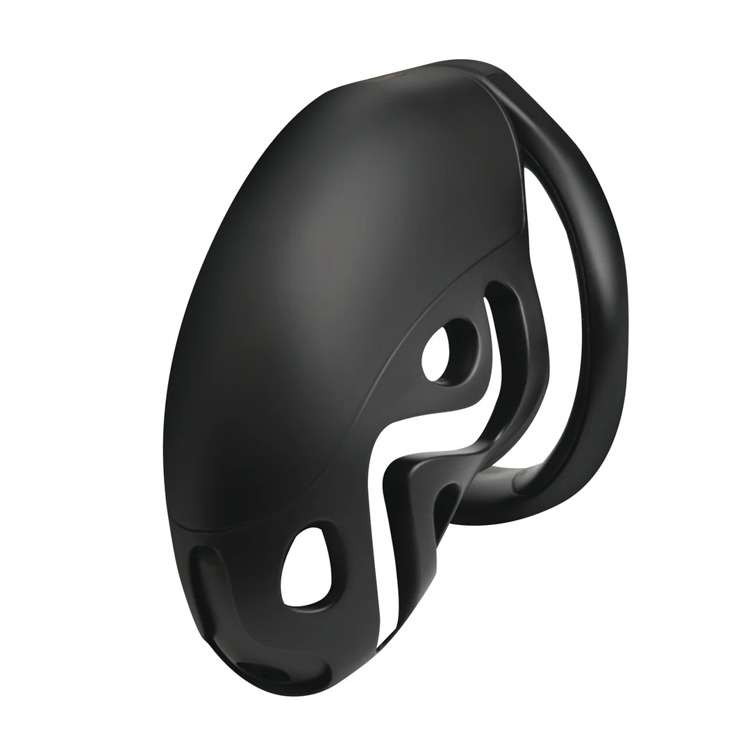 Chastity cage met cum-thru tip – Zwart - Afbeelding 6