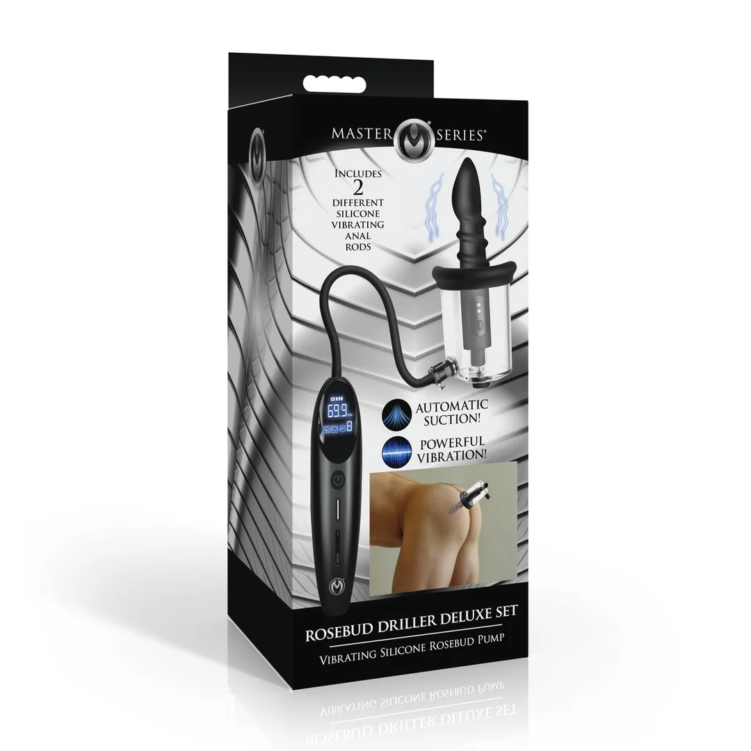 AH642-2 XR Brands Rosebud Driller Deluxe Set - Afbeelding 1