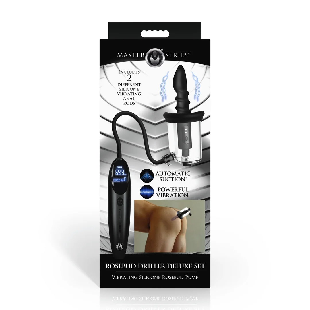 XR Brands Rosebud Driller Deluxe Set - Afbeelding 2