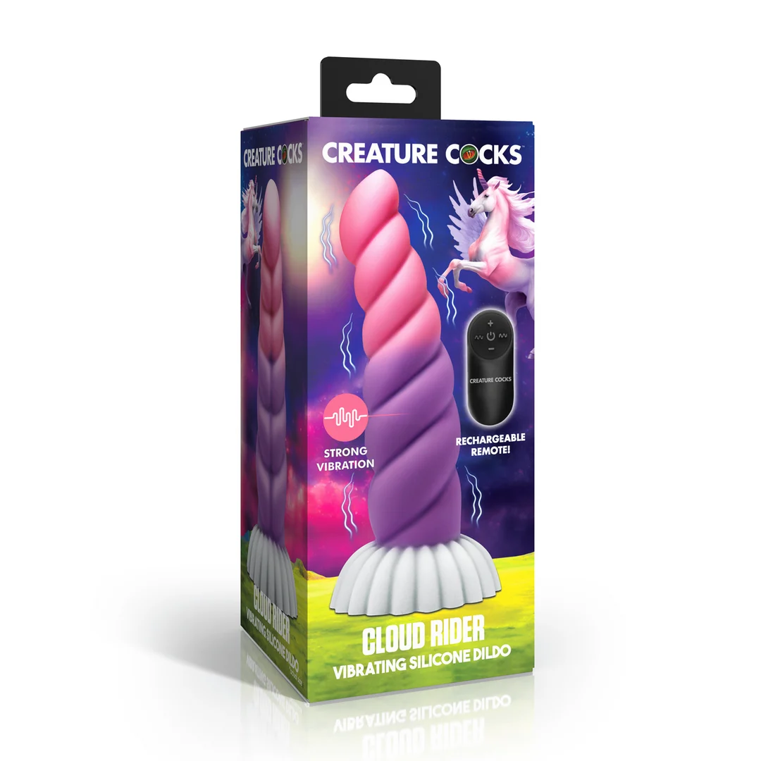 Cloud Rider vibrerende eenhoorn dildo - Afbeelding 1