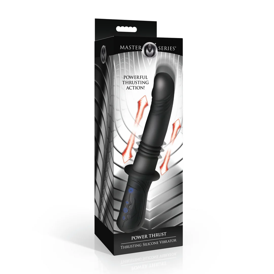 AH661-2 XR Brands Power Thrust duwende siliconen vibrator - Afbeelding 1