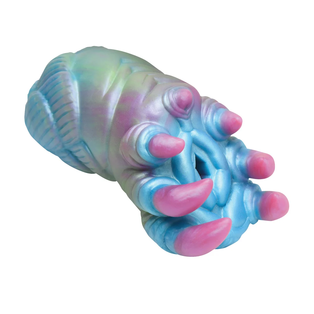 Stroker in silicone Ursa blu e viola - immagine 3