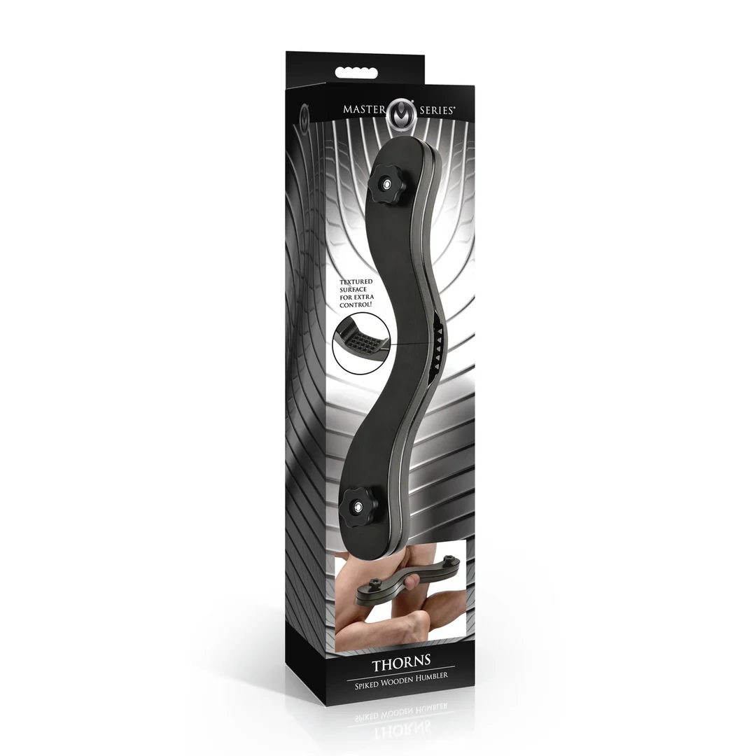Humbleur en bois noir Doren avec pointes – Image 1