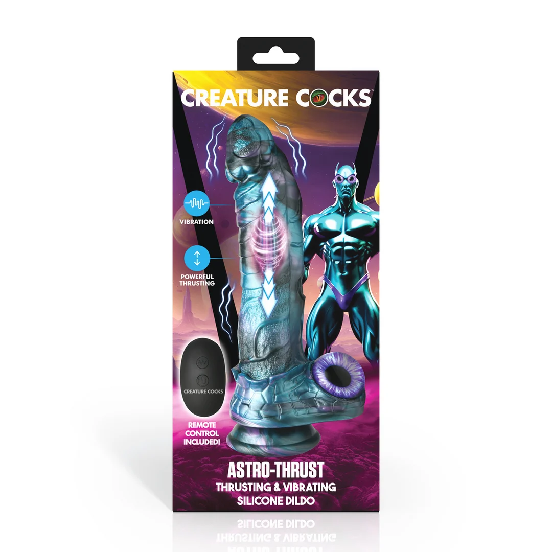 XR Brands Astro Thrust duwende en vibrerende dildo - Afbeelding 2