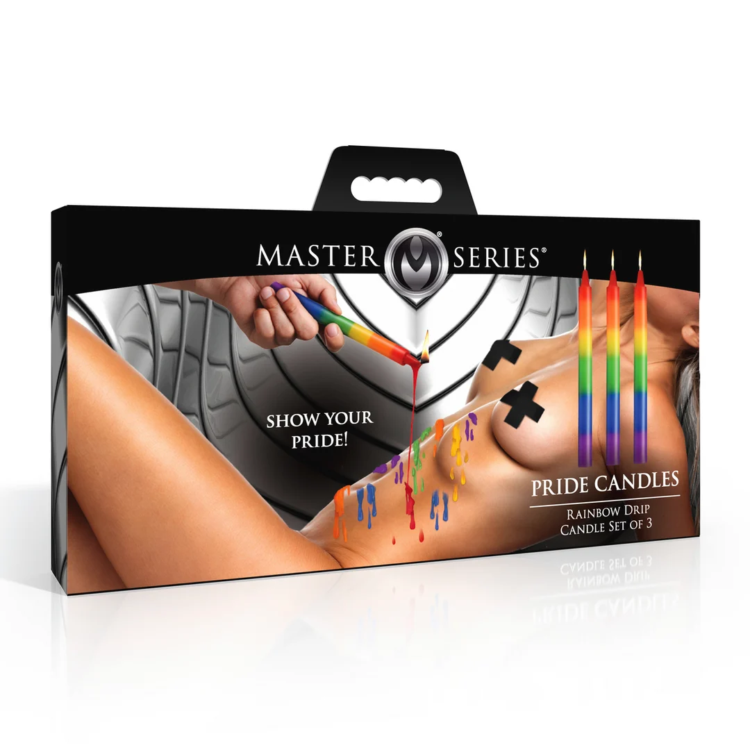 XR Brands Pride Candles regenboog druipkaarsenset