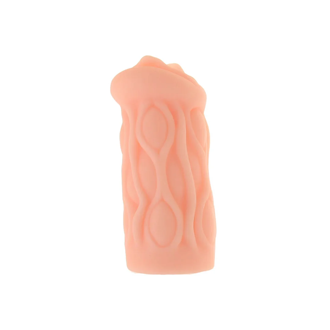 Vagina masturbator met knijpbaar interieur – Pussy Masturbator 3D - Afbeelding 3