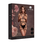 Curvy body met open cups en jarretels voor verleidelijke curves – LIN - Afbeelding 7