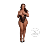 Kanten body met open cups voor een verleidelijke curvy look – Le Desir - Afbeelding 6