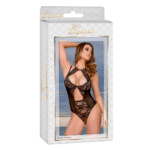 Kanten body met keyhole en halter voor verleidelijke look – Magic Silk
