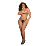 Kanten string met verstelbare sliders voor romantische allure - Le Désir by Shots - Afbeelding 9