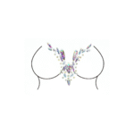 jarretelset met kusjesprint en bling voor sexy allure – Le Desir - Afbeelding 6