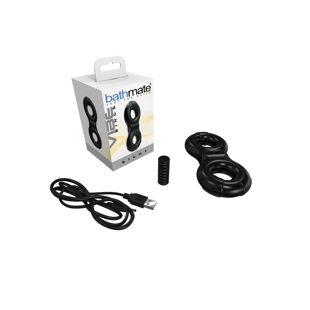 BM-VR-EG-2 Vibrerende cockring met 3 snelheden – Eight - Afbeelding 1