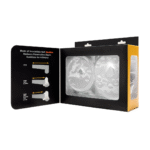 Niet-vibrerende cockring met verstelbare kussens – Dildo - Afbeelding 2