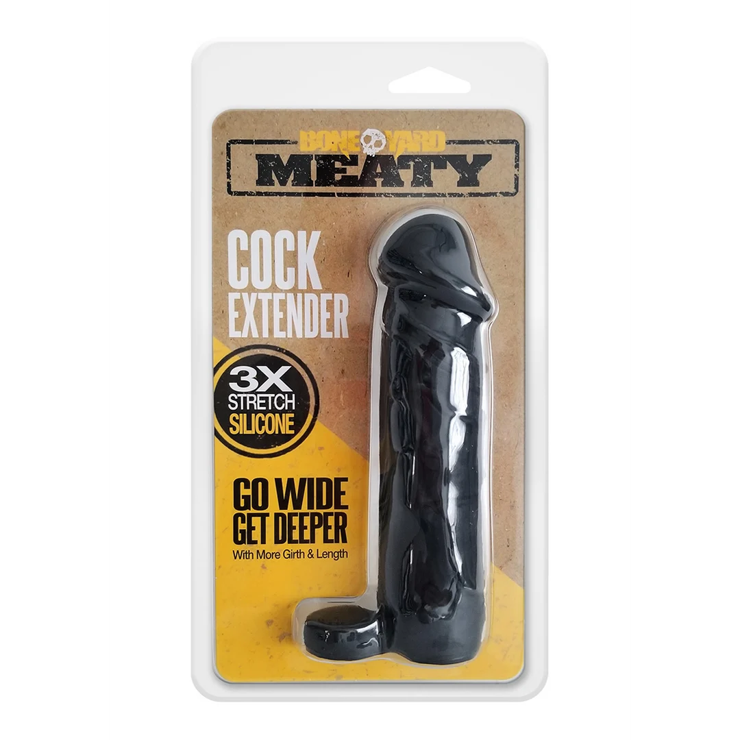 Penis sleeve met zachte silicone – Cock Extender - Afbeelding 1