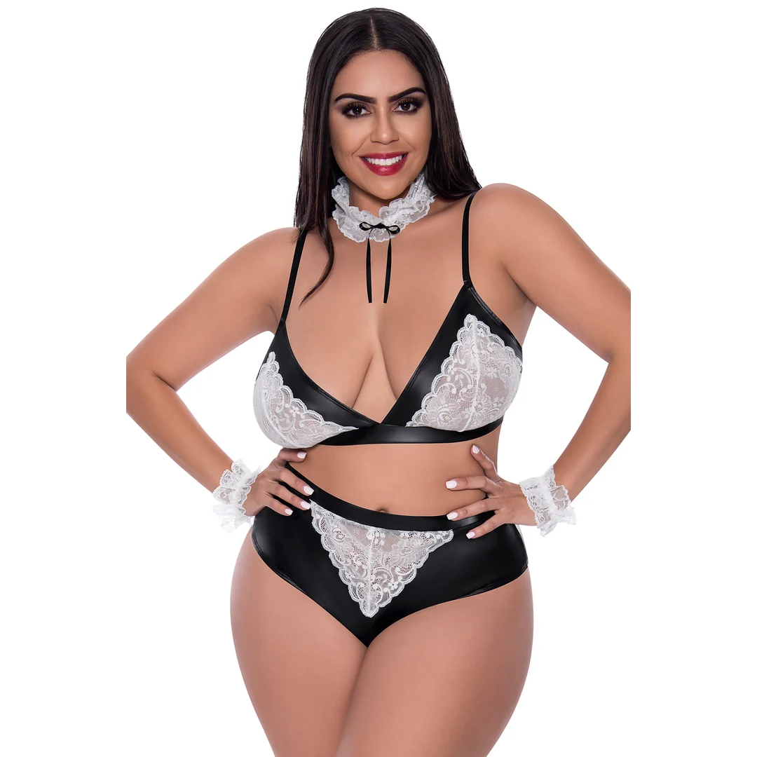 Schwarzes Dessous Set mit Spitzendetails für einen verführerischen Look – Magic Silk – Bild 10