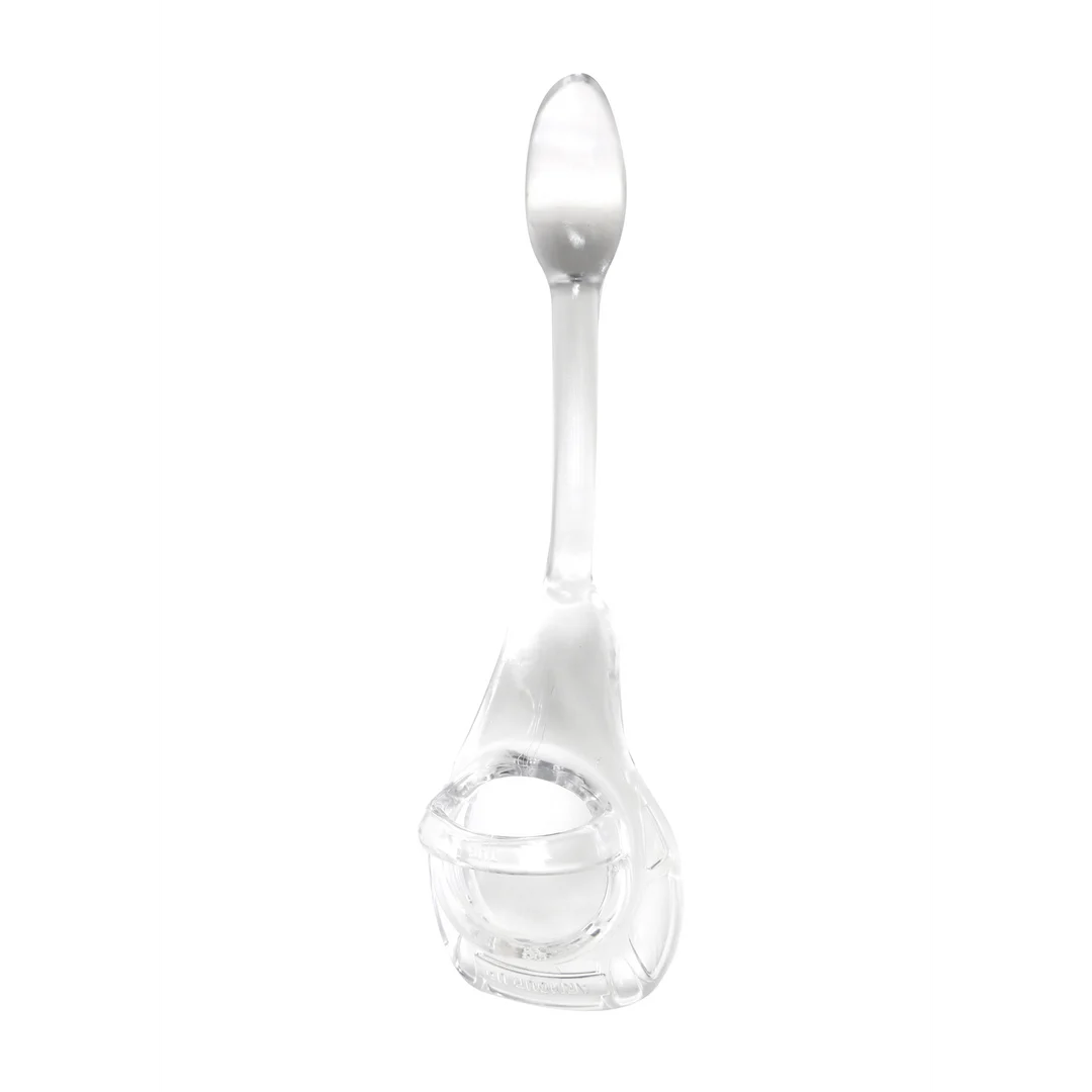 Cockring Armor Tug Lock avec sangle pour les testicules et plug anal – Image 12